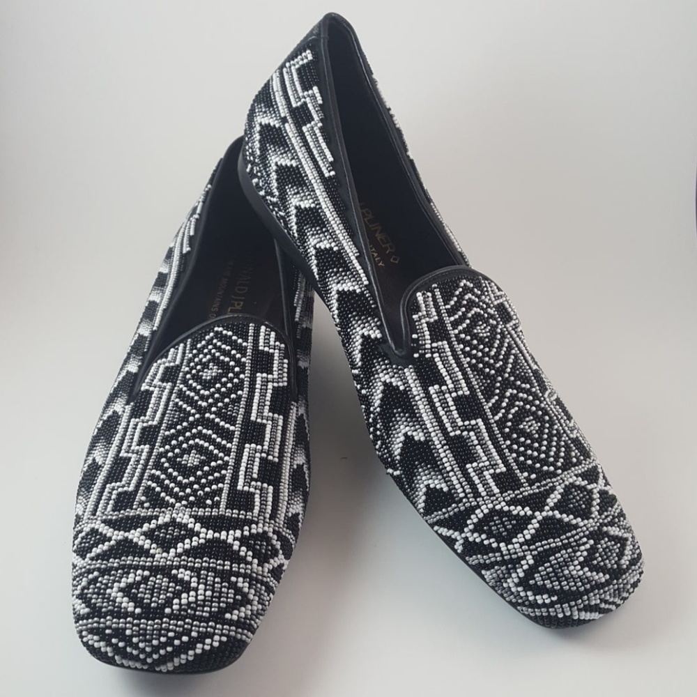 Donald J Piner Beaded Loafer/Slip-On